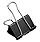 Q-Connect Foldback Clip, 42mm, Black (Pack of 10) - Strong Metal Clips for Binding Papers